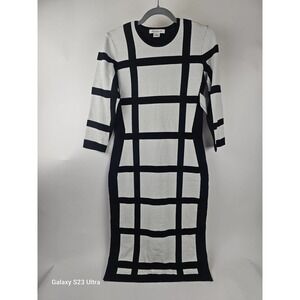 Women's Liz Claiborne, Black and Ivory dress, szS